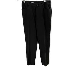 Basler Black Pleated Front Dress Pants Size 38 or US Size 8